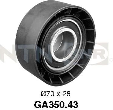 Deflection/Guide Pulley, V-ribbed belt GA350.43