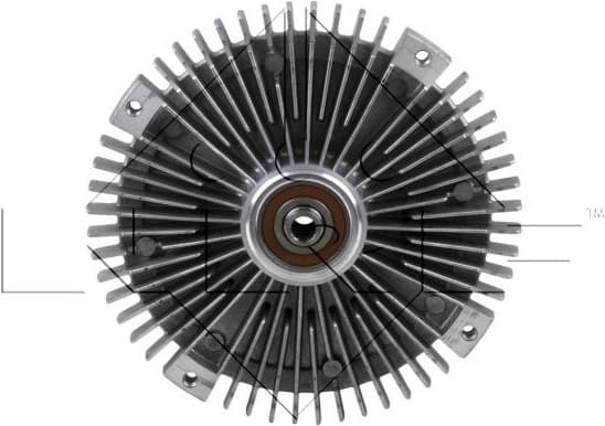 Clutch, radiator fan 49532 - image 2