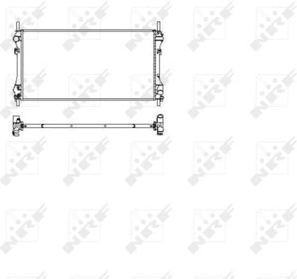 Radiator, engine cooling EASY FIT 509697