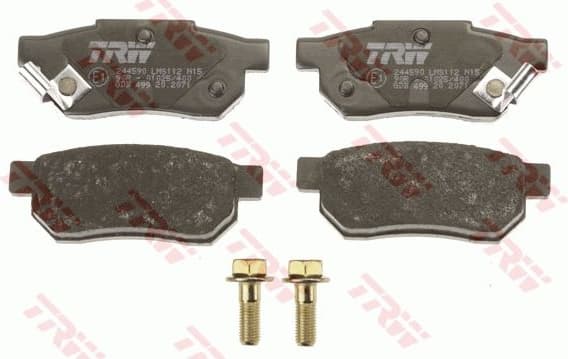 Brake Pad Set, disc brake COTEC GDB499 - image 2