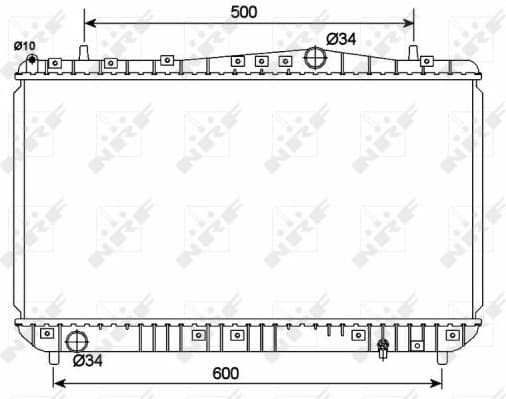 Radiator, engine cooling 53150 - image 3