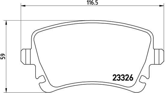 Brake Pad Set, disc brake PRIME LINE P85064