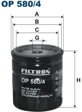 Oil Filter OP580/4