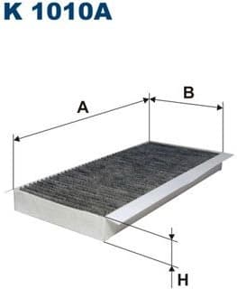 Filter, cabin air K1010A