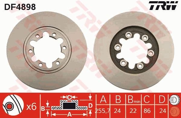 Brake Disc DF4898