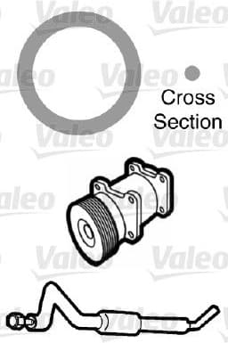 Gasket, coolant pipe 509744