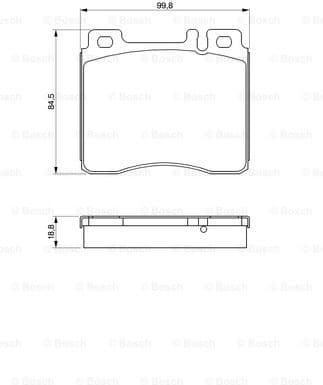 Brake Pad Set, disc brake 0986460976 - image 7
