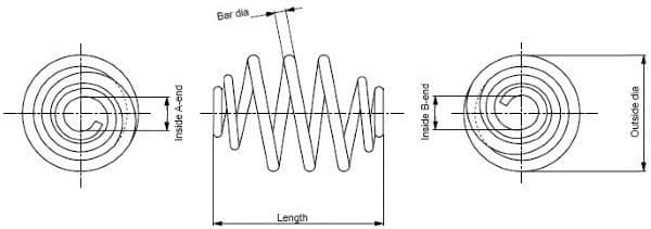 Suspension Spring MONROE SPRINGS SP3988
