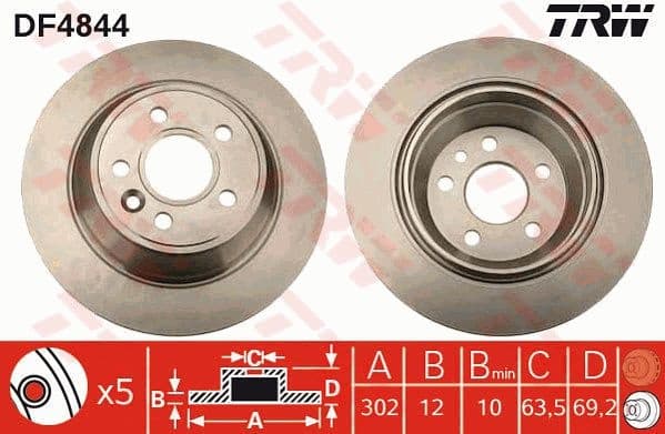 Brake Disc DF4844