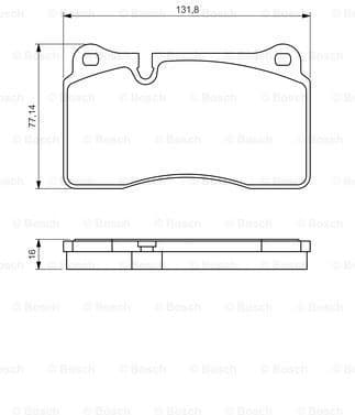 Brake Pad Set, disc brake 0986494207 - image 7