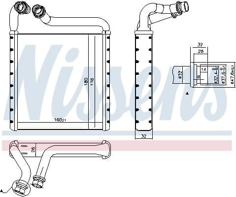 Heat Exchanger, interior heating 73994