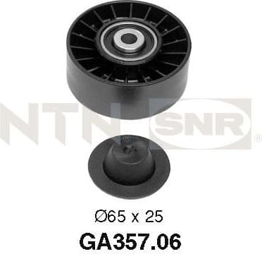 Deflection/Guide Pulley, V-ribbed belt GA357.06