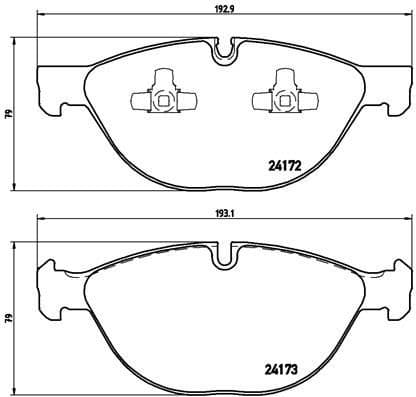 Brake Pad Set, disc brake PRIME LINE P06058