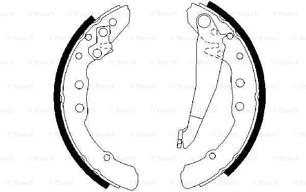 Brake Shoe Set 0986487281