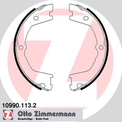 Brake Shoe Set, parking brake 10990.113.2