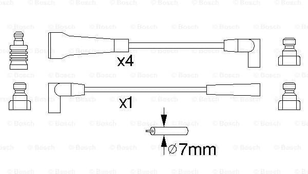 Ignition Cable Kit 0986356743 - image 5