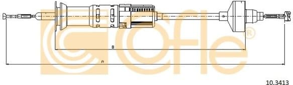 Cable Pull, clutch control 10.3413