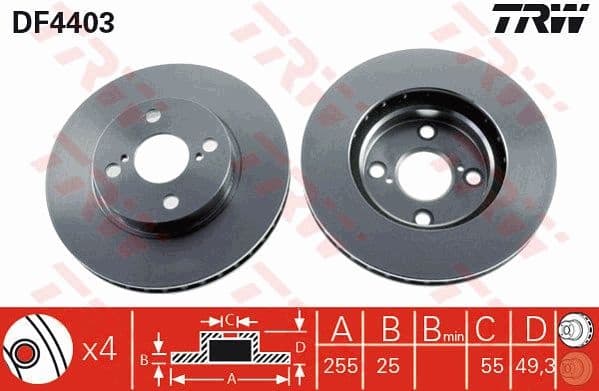 Brake Disc DF4403