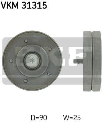 Tensioner belt VKM31315