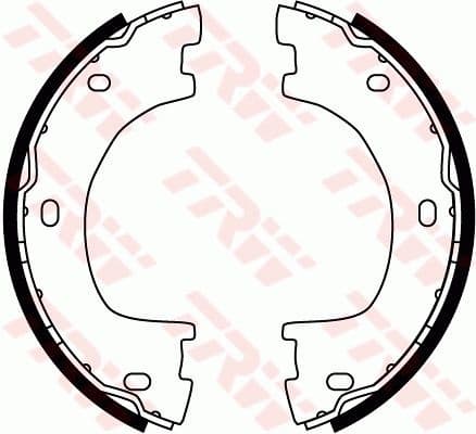 Brake Shoe Set, parking brake GS8777 - image 2
