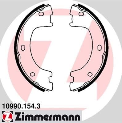 Brake Shoe Set, parking brake 10990.154.3