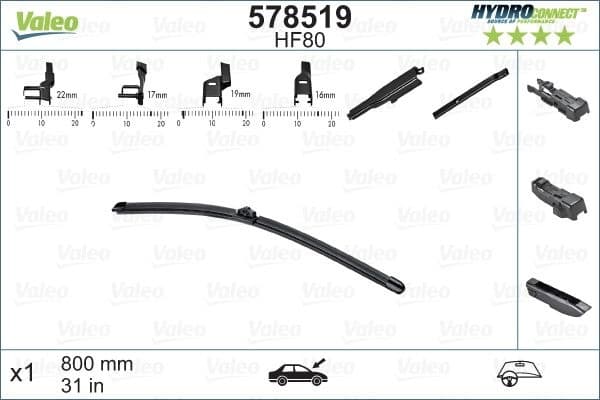Wiper Blade HYDROCONNECT 578519