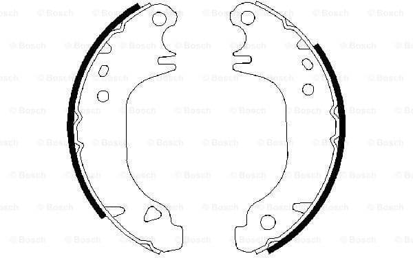 Brake Shoe Set 0986487274 - image 2
