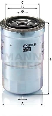 Fuel Filter WK940/37X