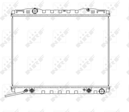Radiator, engine cooling 53366