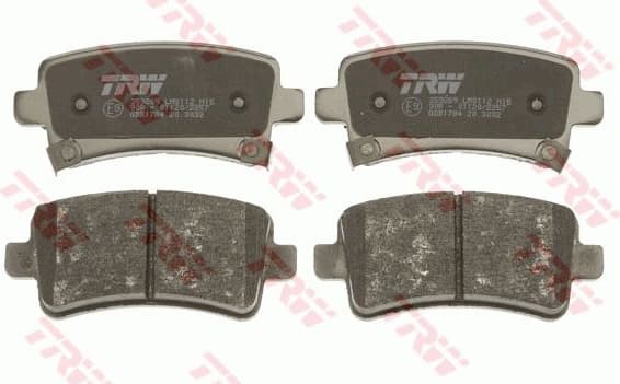 Brake pads rear, Top Quality GDB1784 - image 2
