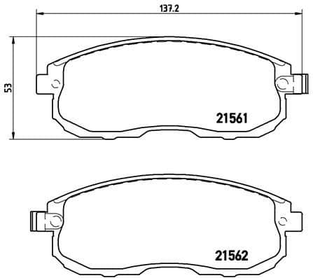 Brake Pad Set, disc brake PRIME LINE P56065
