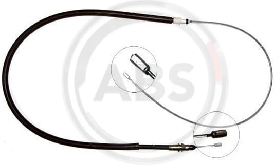 Cable Pull, parking brake K17336