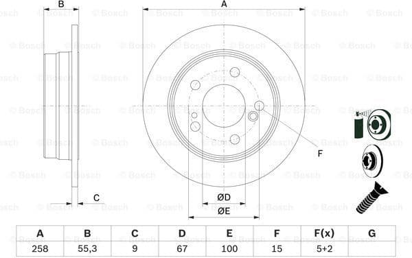 Brake Disc 0986478188 - image 5