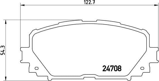 Brake Pad Set, disc brake PRIME LINE P83101