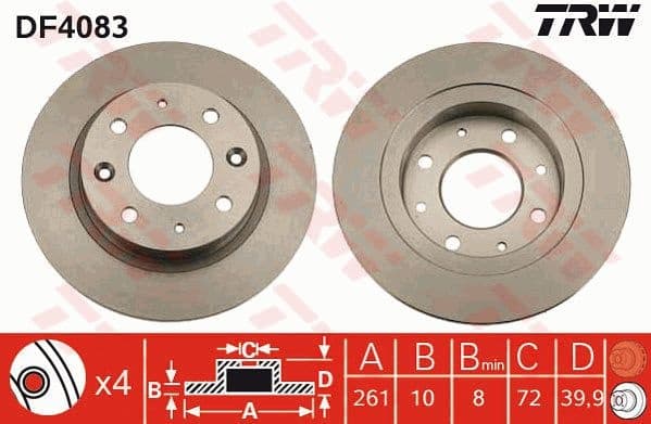 Brake Disc DF4083