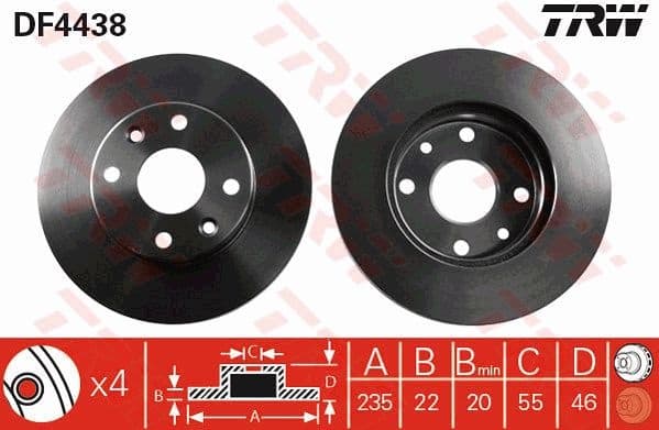 Brake Disc DF4438