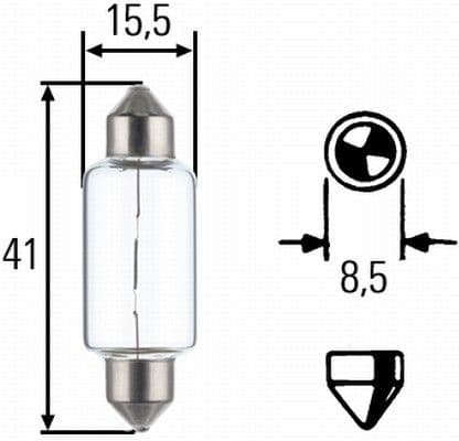 Bulb STANDARD 8GM 002 091-181