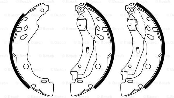 Brake Shoe Set 0986487940 - image 5