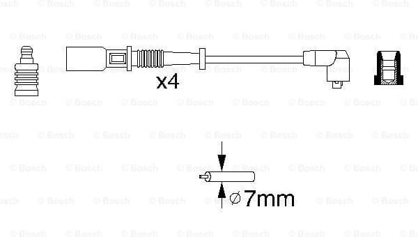 Ignition Cable Kit 0986356754 - image 5