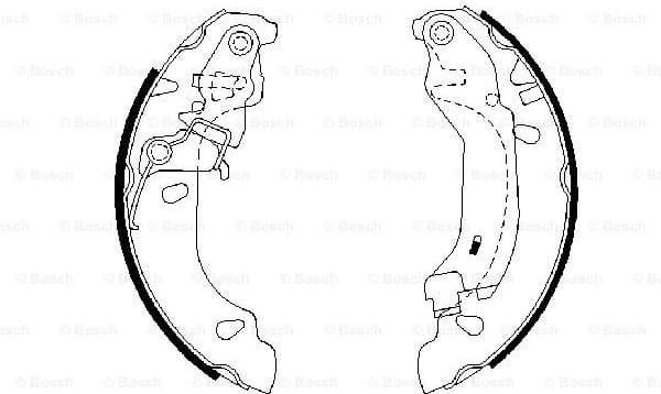 Brake Shoe Set 0986487669