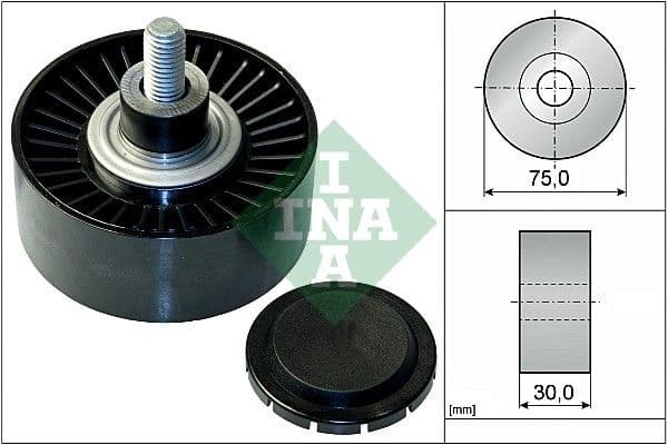 Deflection/Guide Pulley, V-ribbed belt 532075110