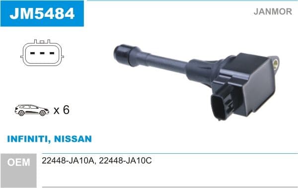 Ignition Coil JM5484 - image 2