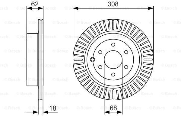 Brake Disc 0986479533 - image 2