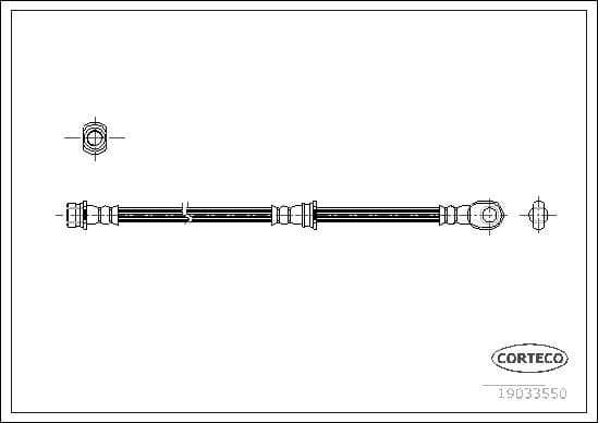Brake Hose 19033550 - image 2