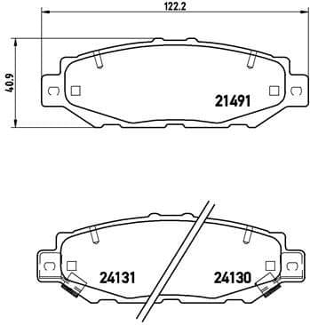 Brake Pad Set, disc brake PRIME LINE P83038