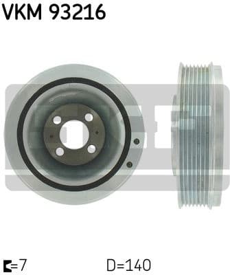 Pulley crankshaft VKM93216