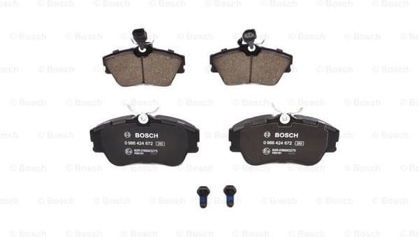 Brake Pad Set, disc brake 0986424672