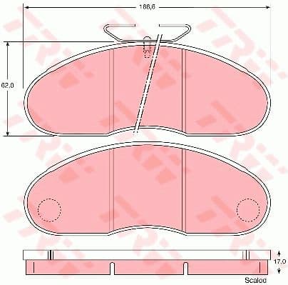 Brake Pad Set, disc brake GDB948