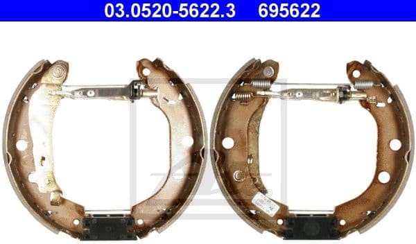 Brake Shoe Set Original ATE TopKit 03.0520-5622.3