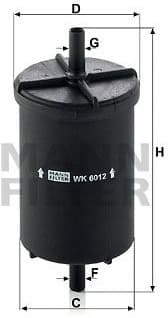 Fuel Filter WK6012